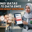 Update Data EMIS Semester Genap 2026